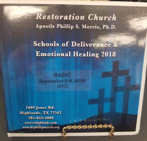 School of Deliverance & Emotional Healing - Basic 2018 - DVD