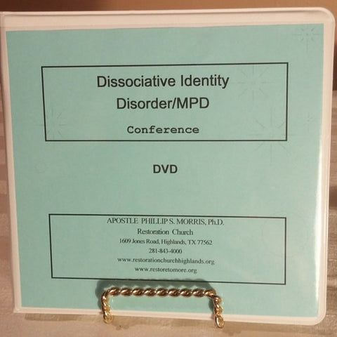 Disassociative Identity Disorder/MPD Conference DVD (BLUERAY) 4 Set