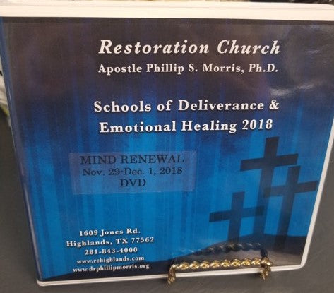 Schools of Deliverance & Emotional Healing  2018 - Mind Renewal - DVD